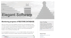 Desktop Screenshot of elegant-software.net
