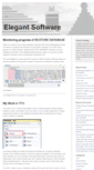 Mobile Screenshot of elegant-software.net
